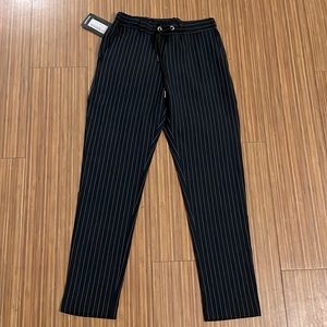 Boohooman Darted Pinstripe Smart Jogger Trouser